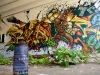 Graffiti with spray can