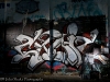 Cynic working on a new piece at dusk