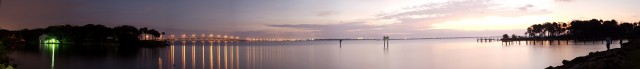 Stitched Panorama of the Intracoastal Waterway Stitched Panorama of the Intracoastal Waterway