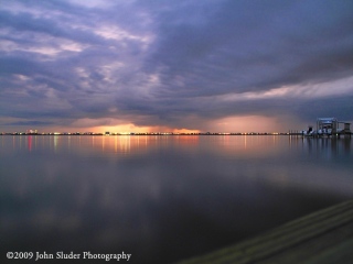 Sunset in Melbourne Florida
