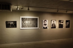 Some of my work on display at Off Center Art Center